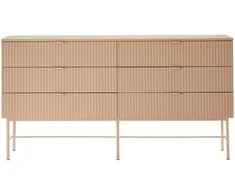 Fotelis Home4You Komoda SEQUENC, kapučino