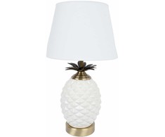 Home4You Lamp Stalinis šviestuvas ANANAS H45cm, baltas