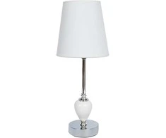 Home4You Lamp Stalinis šviestuvas BOLS H41,5cm, baltas