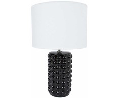 Home4You Stalinis šviestuvas DUNIK H39cm, juodas