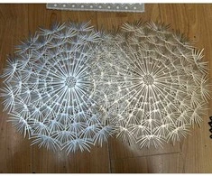 Fotelis Home4You Kilimėlis DANDELION D38cm, sidabrinis