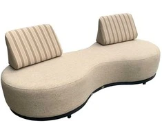 Sofa AMANO, dviejų vietų, smėlio spalvos