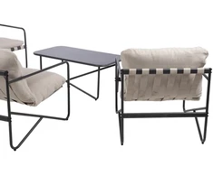 Lauko baldų komplektas Home4You Sodo baldų komplektas „KORO“: stalas, sofa ir 2 foteliai