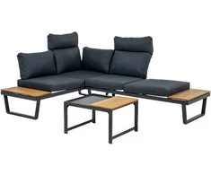Lauko baldų komplektas Sodo baldų komplektas MOERS multifunctional, pilkas