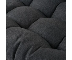 Lauko baldų komplektas Home4You Sodo baldų komplektas „SAMBA“: stalas, sofa ir 2 kėdės, tamsiai pilkos spalvos