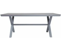 Lauko stalas CORINNA 180x100x75cm Šviesiai pilkas