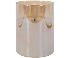 LED žvakė WINGS GOLDIE H10cm su taimeriu