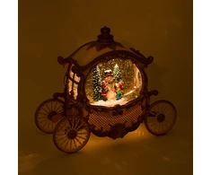Home4You LED dekoracija „WONDERLAND“, 26 x 11 x H20 cm, balta
