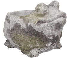 Gėlių vazonas STONE 19×15,5xH14cm, varlė