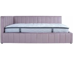 Home4you Lova JASPER 90x200cm su čiužiniu HARMONY DUO Rausvai rožinė