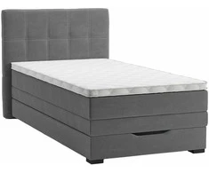 Home4You Kontinentinė lova JEEP 90x200cm Pilka
