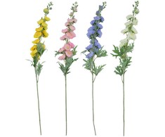 Dirbtinė gėlė „FLOWERLY H90cm“ „Alcea Double“, mišinys
