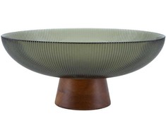 Home4You Glass bowl FRUIT BOWL D26x11cm