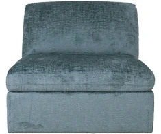 Home4You Modular sofa SAMOA 1-seater armless section, ocean žalias