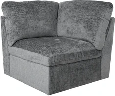 Home4You Modular sofa SAMOA 1-seater corner section, pilkas