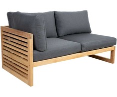 Lauko baldų komplektas Home4you Modulinė sofa SERENITY 2-vietė su dešine rankena
