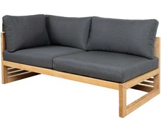 Lauko baldų komplektas Home4you Modulinė sofa SERENITY 2-vietė su dešine rankena