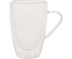 Home4You Dvigubi puodeliai (2 vnt.), po 350 ml, stikliniai, su dviguba sienele