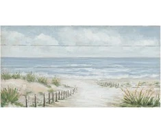 Aliejinė tapyba 70x140cm, kelias į paplūdimį