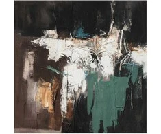 Aliejinė tapyba 120x120cm, abstraktus vakaras