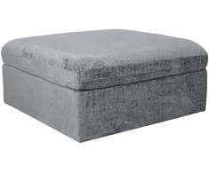 Home4You Ottoman SAMOA 91x91xH46cm, pilkas