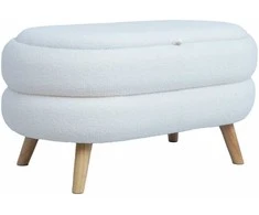 Pufas HANA Balta 87x48,5x46cm