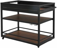 Home4You Lauko virtuvės modulis BODEN 110x60xH85cm Aliuminis Tamsiai pilkas