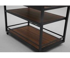 Home4You Lauko virtuvės modulis BODEN 110x60xH85cm Aliuminis Tamsiai pilkas