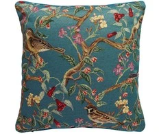 Home4You Pillow HOLLY 45x45cm, rolled edge, birds