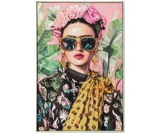 Home4You Paveikslas su rėmu „FAMOUS“, 82,5×122,5 cm, „Frida“