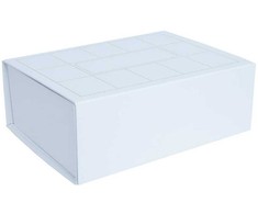 Popieriaus dėžutė TRUDY 35x25x11cm, sulankstoma, balta