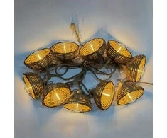Home4You Šviestuvai CHARM 10 LED lempučių / 4,5 m, šiltai balta šviesa