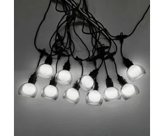 Home4You Šviestuvai FLICKER 10 LED lempučių / 4,5 m, šaltai balta šviesa