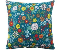 Home4You Pagalvė HOLLY 45x45cm, žydinčios gėlės