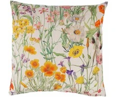 Fotelis Home4you Dekoratyvinė pagalvėlė HOLLY 45x45cm, laukinių gėlių raštas