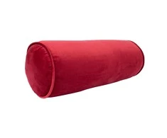Home4You Pagalvės rulonas VELVET D18x50cm, bordo