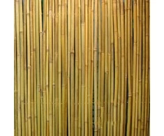Pinta bambuko tvora IN GARDEN, 1,5x3m, natūralus bambukas D14/16mm - viela viduje