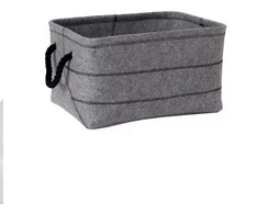 Home4You Pintinė MAX FELT-2, 40x29x22cm, šviesiai pilkas veltinis