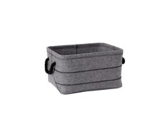 Home4You Pintinė MAX FELT-3, 36x26x20 cm, šviesiai pilkas veltinis
