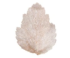 Fotelis Home4You Kilimėlis BIG LEAF 36x45cm, auksinis