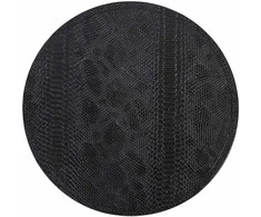 Fotelis Home4You Kilimėlis BOA D38cm, juoda gyvatė