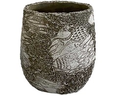 Gėlių vazonas „SUNNY CORAL“, D24 x H29,5 cm, smėlio spalvos