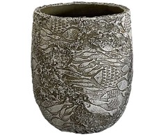 Gėlių vazonas „SUNNY CORAL“, D33 x H39 cm, smėlio spalvos