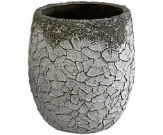 Home4You Gėlių vazonas „SUNNY DESERT“, D24 x H29 cm, baltas