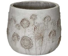 Gėlių vazonas „SUNNY FLORE“, D 23,5 x H 21 cm, baltas