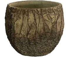 Gėlių vazonas „SUNNY OAK“, D29 x H26 cm, rudas