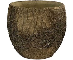 Gėlių vazonas „SUNNY OAK“, D37xH32 cm, rudas