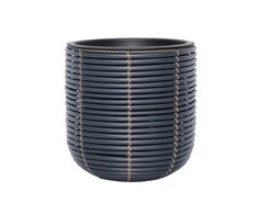 Home4You Vazonas pintas D27xh28cm, melsvai juoda