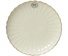 Home4You Pietų lėkštė PORCELAIN, baltos sp., ø26,6 cm