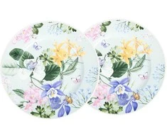 Home4You Lėkštės MIA FLORA 19cm 2vnt dovanų dėžutėje